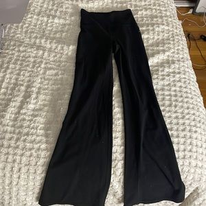 Black athleta flare leggings